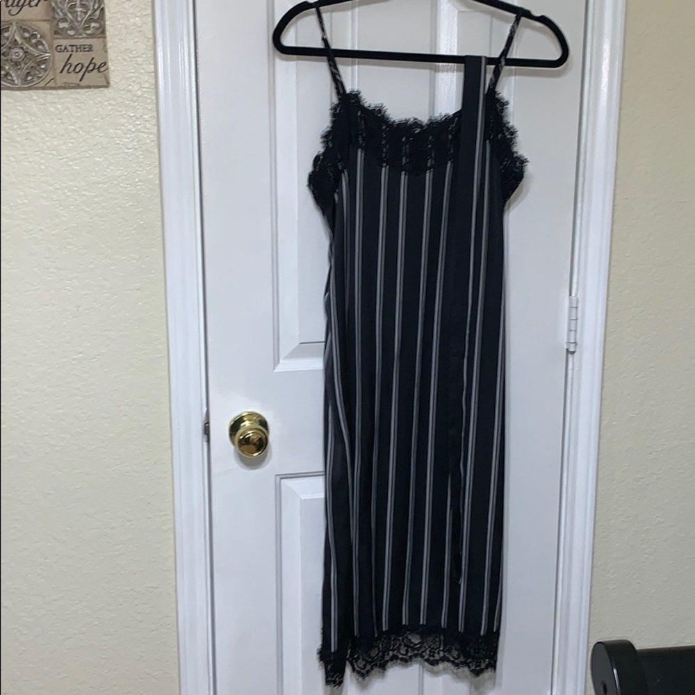 Satin Lace Dress